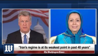 NCRI President-elect Mrs. Maryam Rajavi speaks to the Washington Times host Tim Constantine — May 2026