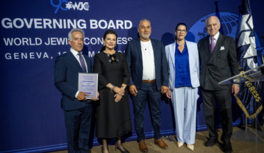 WJC 90 | Parents of Ran Gvili Receive WJC Israel Resilience Award