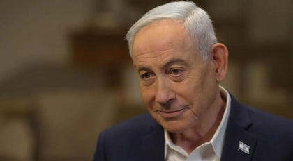 Prime Minister Benjamin Netanyahu, during interview on 60 Minutes that aired on Sunday. Credit: 60 Minutes/CBS via YouTube Prime Minister Benjamin Netanyahu, during interview on 60 Minutes that aired on Sunday.