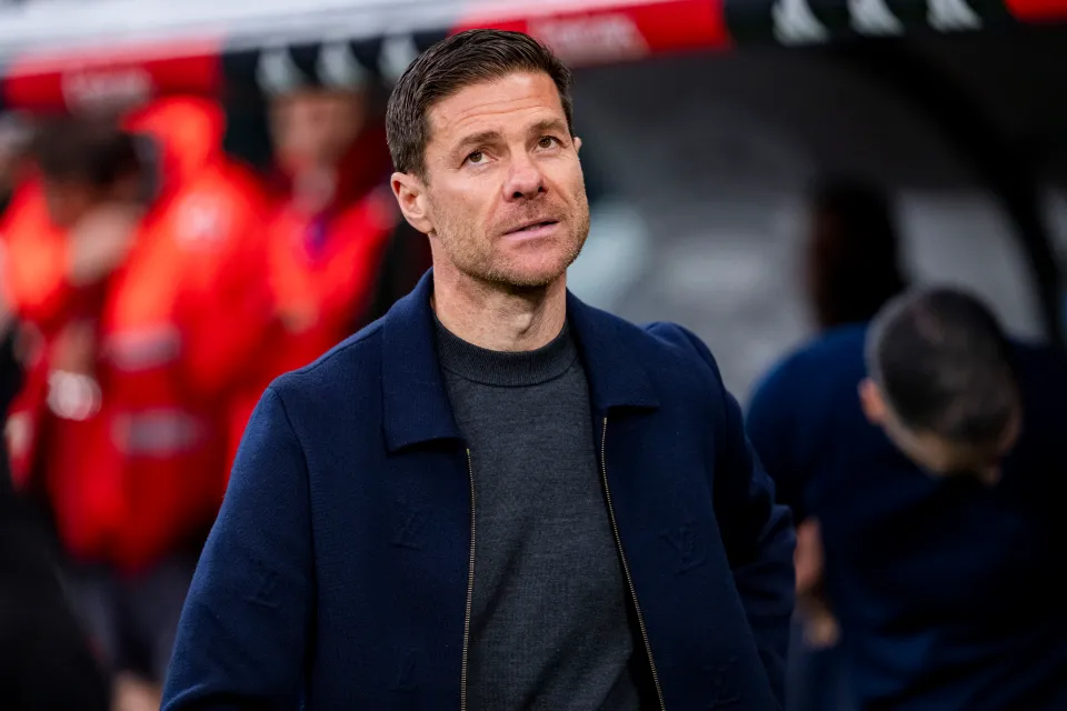 Xabi Alonso, head coach of Real Madrid, enters the field during the LaLiga EA Sports football match between Real Madrid CF and Real Betis Balompie