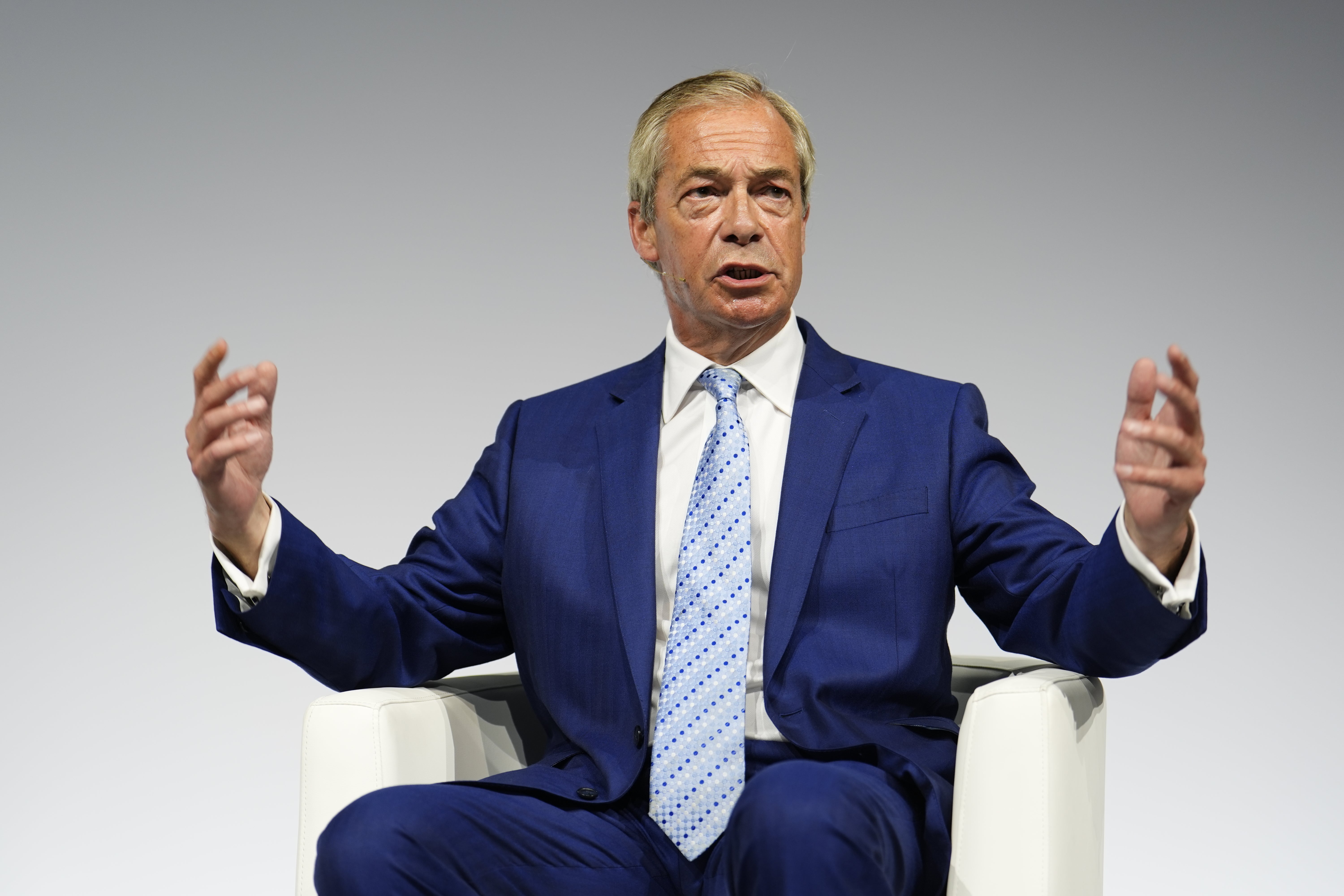 Farage has been accused of going to ground after it emerged he had accepted a £5m gift from a crypto-billionaire