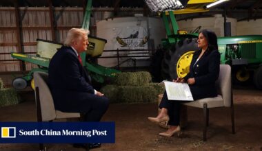 Trump storms out of tense NBC interview about Iran war strategy, election fraud claims
