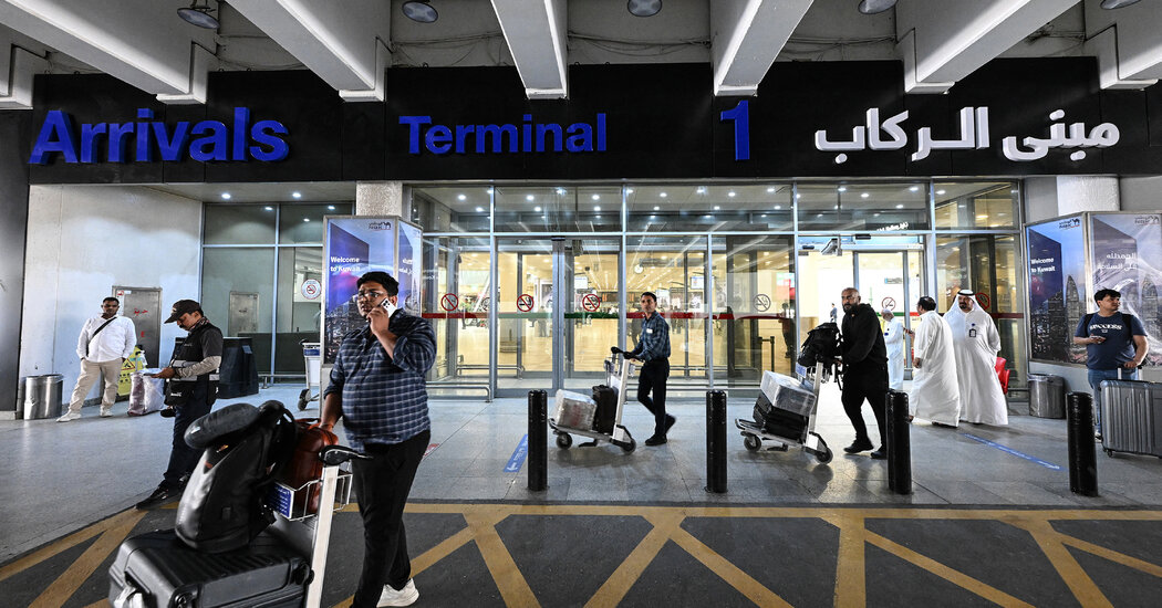 Iran War Live Updates: Kuwait Says Iranian Attack Has Damaged Its Main Airport