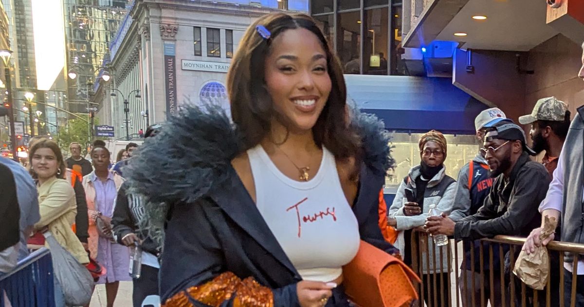 Jordyn Woods Isn’t Worried About Trump’s Bag Ban at MSG