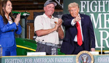 Trump Greets Farmers in Wisconsin, but Says He Could Be Home Watching TV