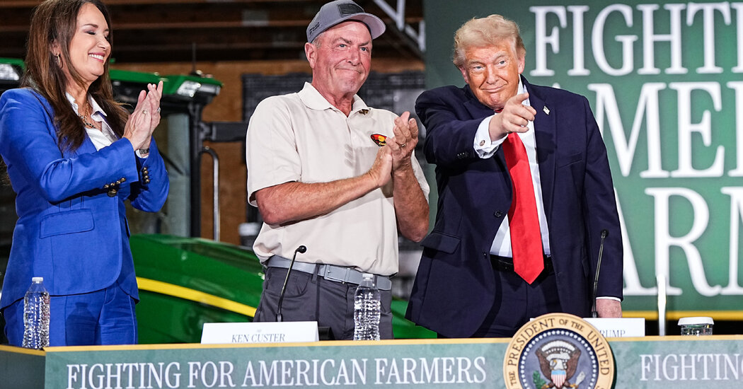 Trump Greets Farmers in Wisconsin, but Says He Could Be Home Watching TV