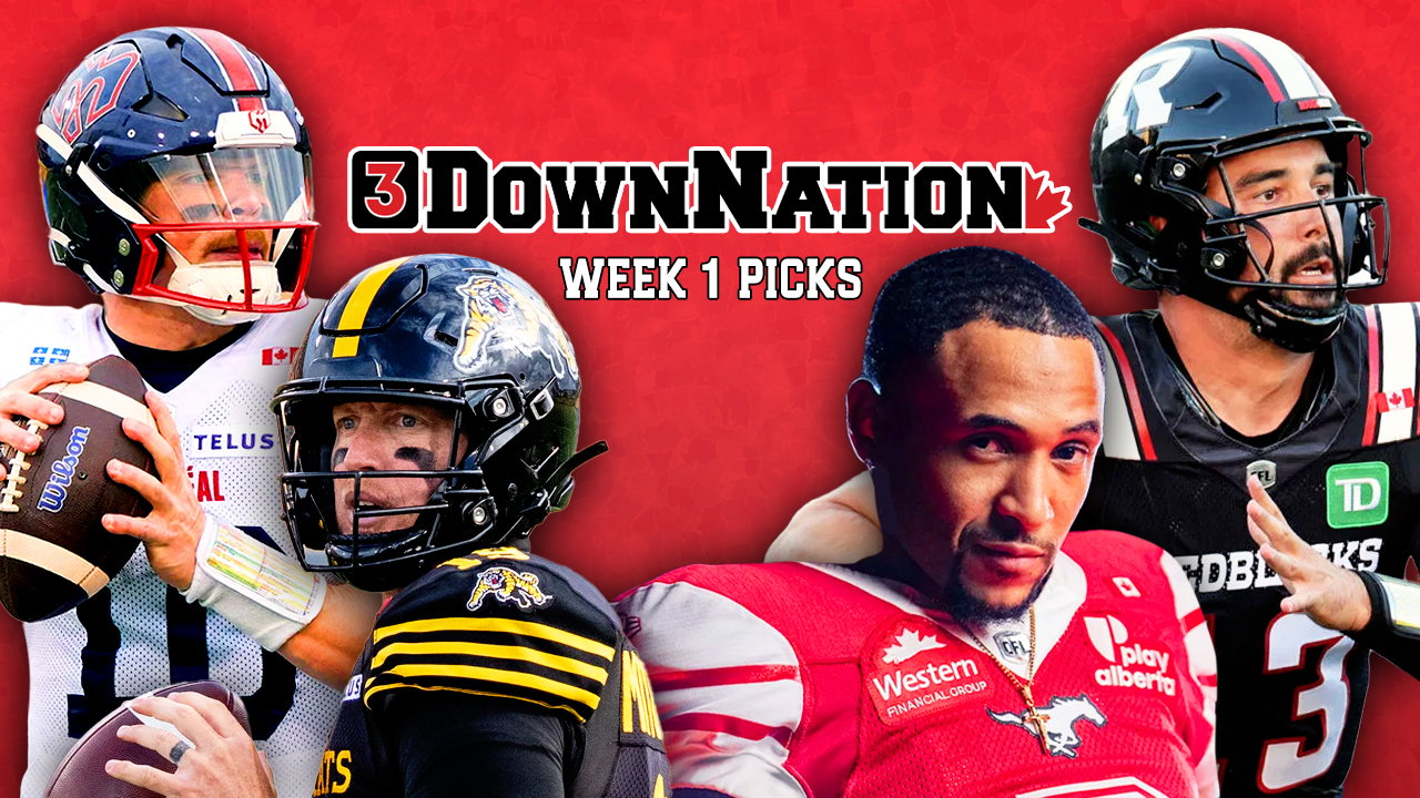 3DownNation CFL picks straight-up & against the spread: Week 1