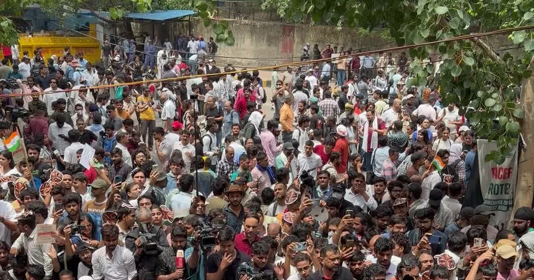 A Viral Gen-Z Protest Movement Draws Thousands to India’s Capital