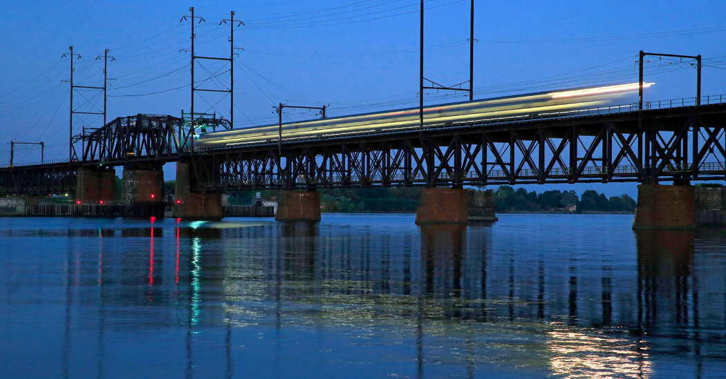 Barge Hits Maryland Rail Bridge Along Northeast Corridor