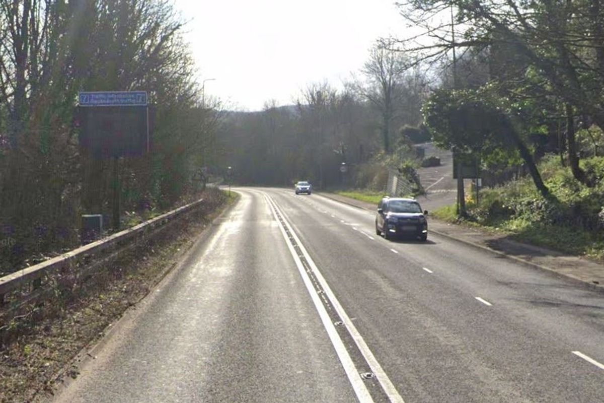 A general view of a road