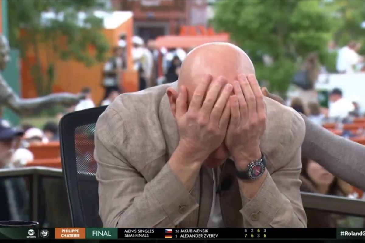 Andre Agassi was left stunned by the news at the French Open