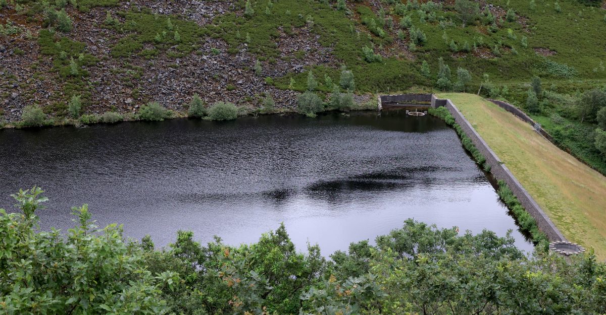 Cowbury Reservoir in Carrbrook, Stalybridge