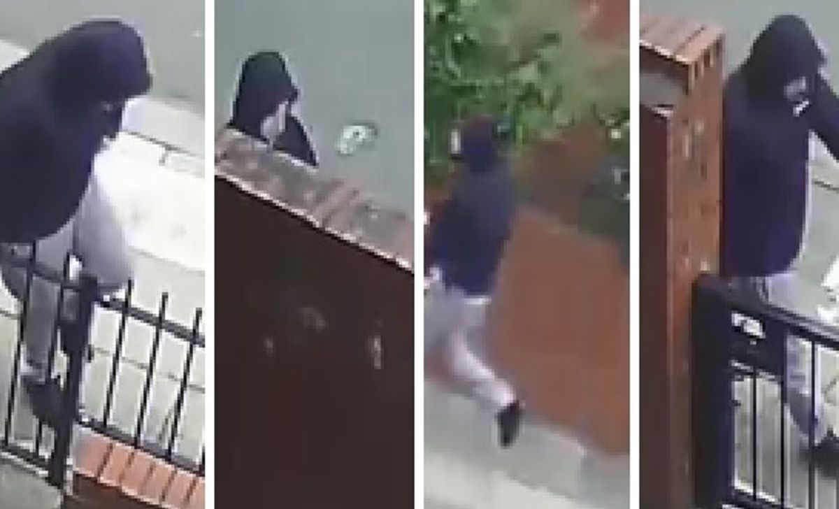 CCTV of a person police want to speak to over the golf club murder of Terry Dunn in Norris Green