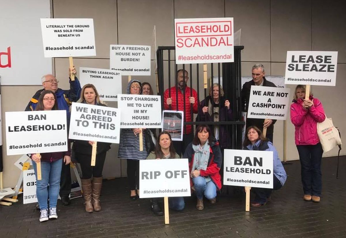 Katie Kendrick led the 2017 protests against housebuilders who sold on the freeholds to homes