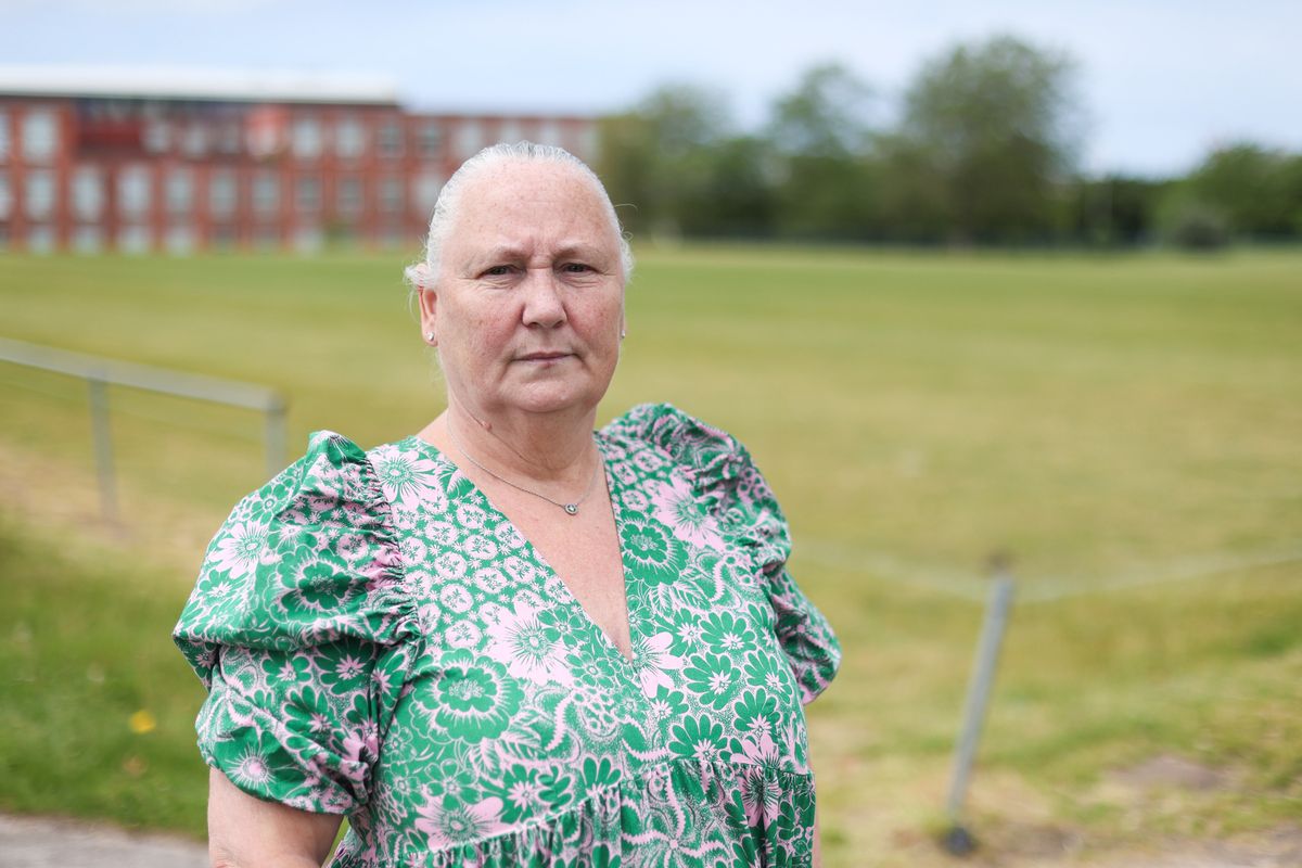 Maureen Price at William Collins playing fields