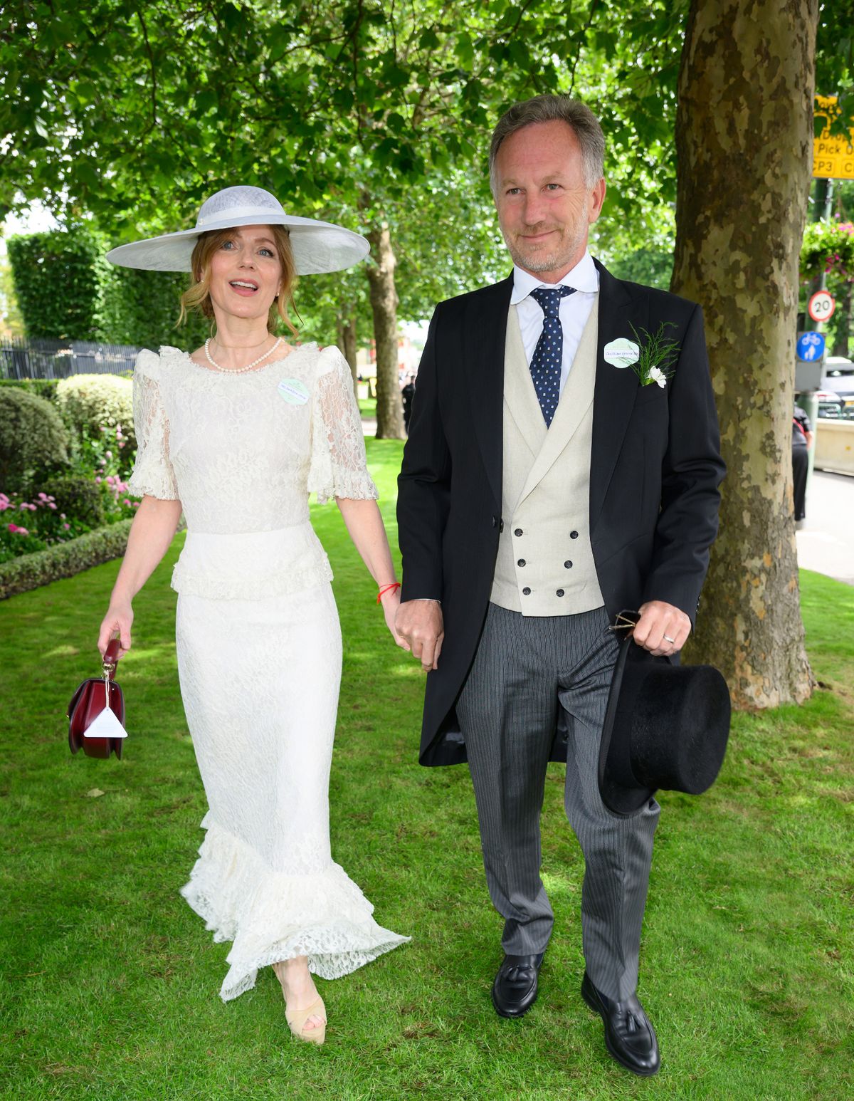 Geri Halliwell-Horner and Christian Horner