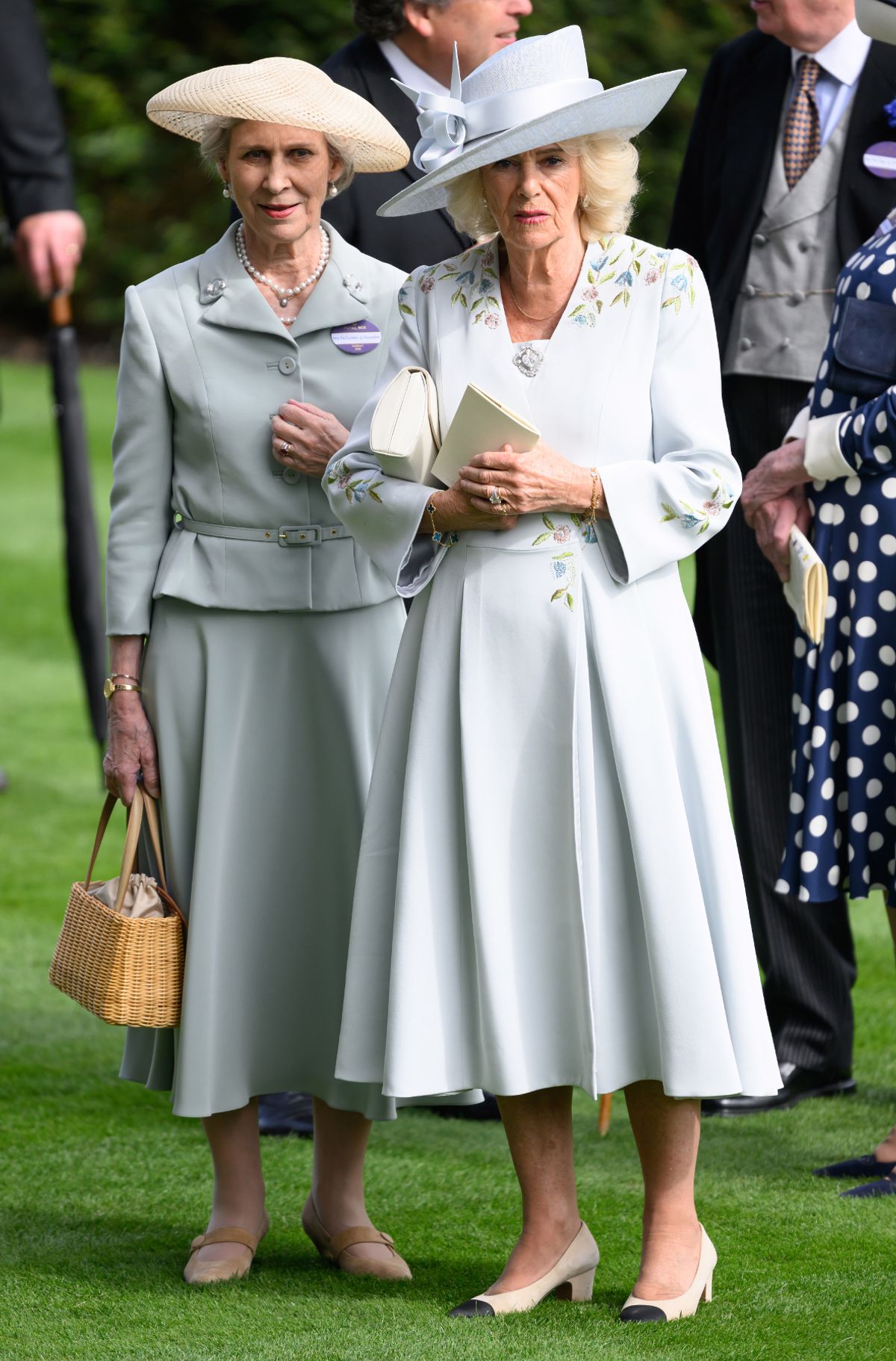 Birgitte, Duchess of Gloucester and Queen Camilla attend day one of Royal Ascot 2026