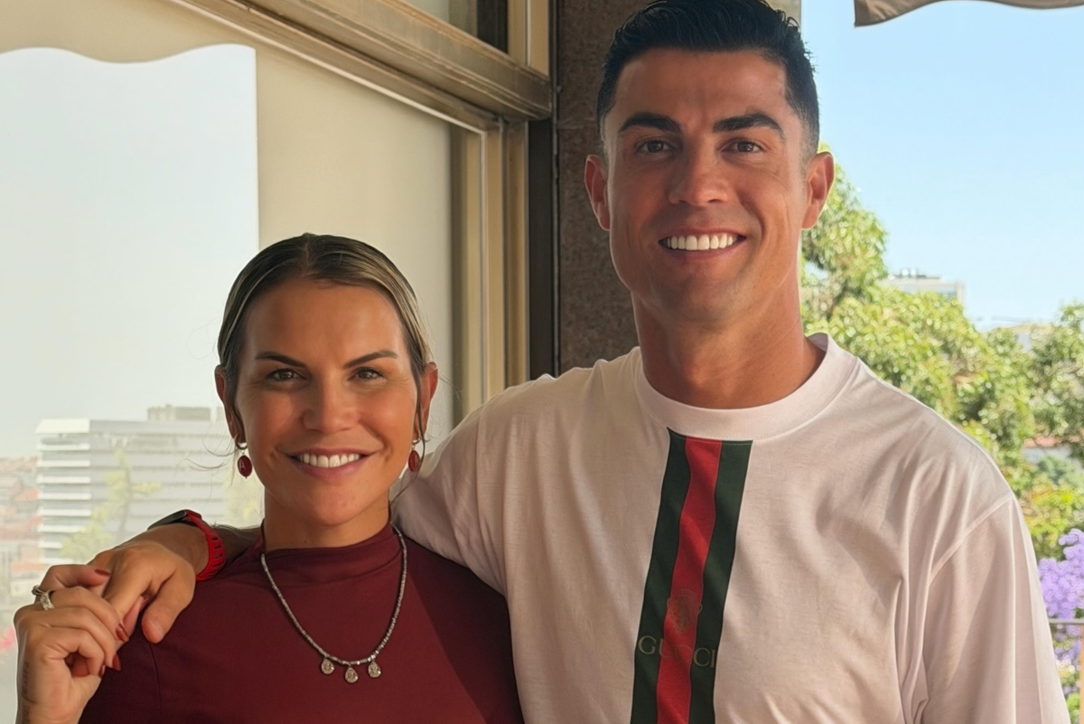 Crisitiano Ronaldo and Katia Aveiro