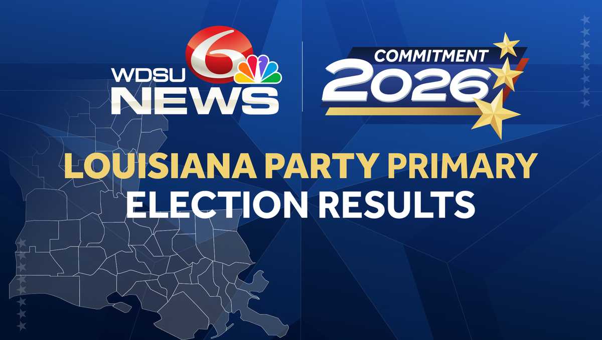 Louisiana party primary runoff election results