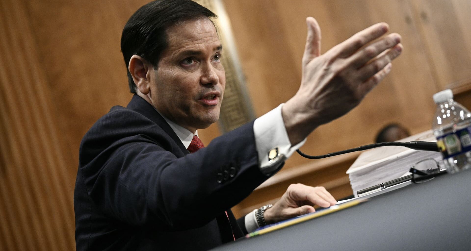 Iran has mined 'large segments' of Hormuz Strait, Secretary of State Rubio says