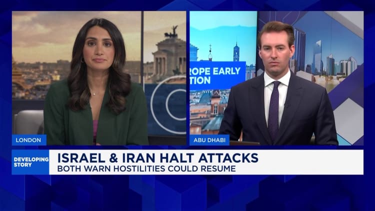 Trump says talks continue as Israel and Iran halt attacks