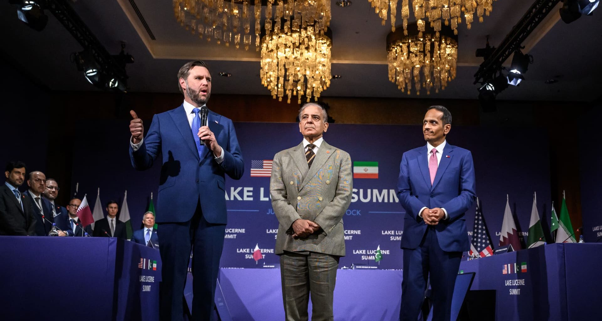 U.S. and Iranians meet in Switzerland for peace talks
