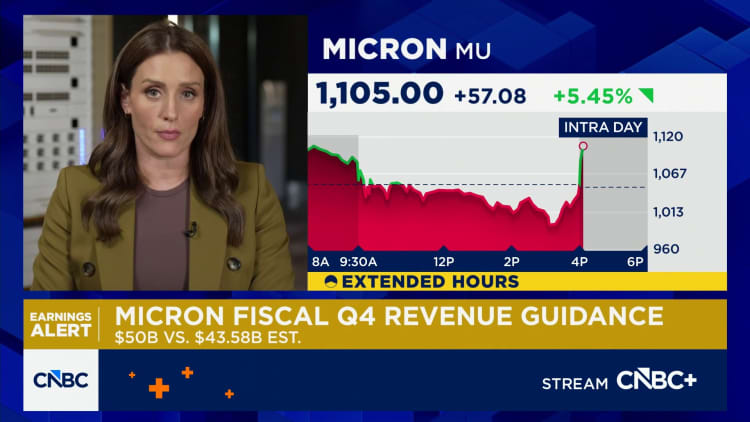 Micron revenue more than quadruples in latest earnings report