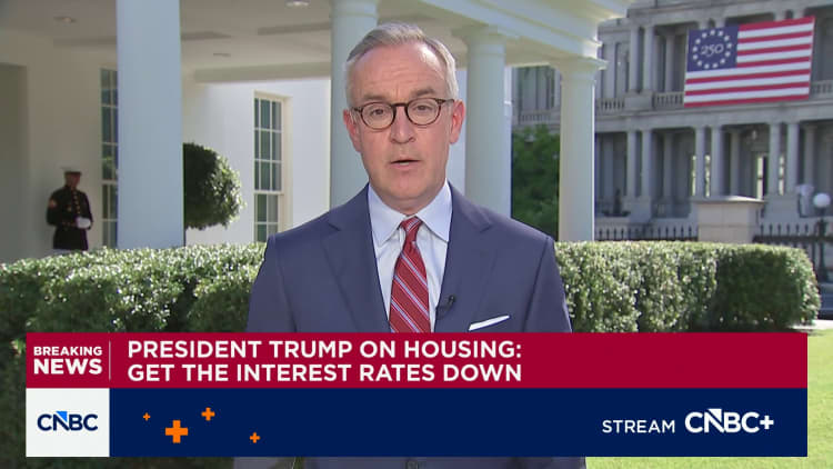 President Trump on housing: Get the interest rates down