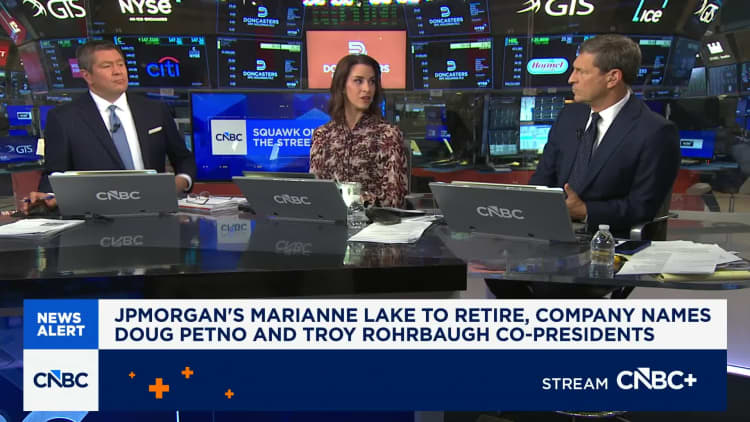 JPMorgan's Marianne Lake to retire, company names Doug Petno and Troy Rohrbaugh co-presidents