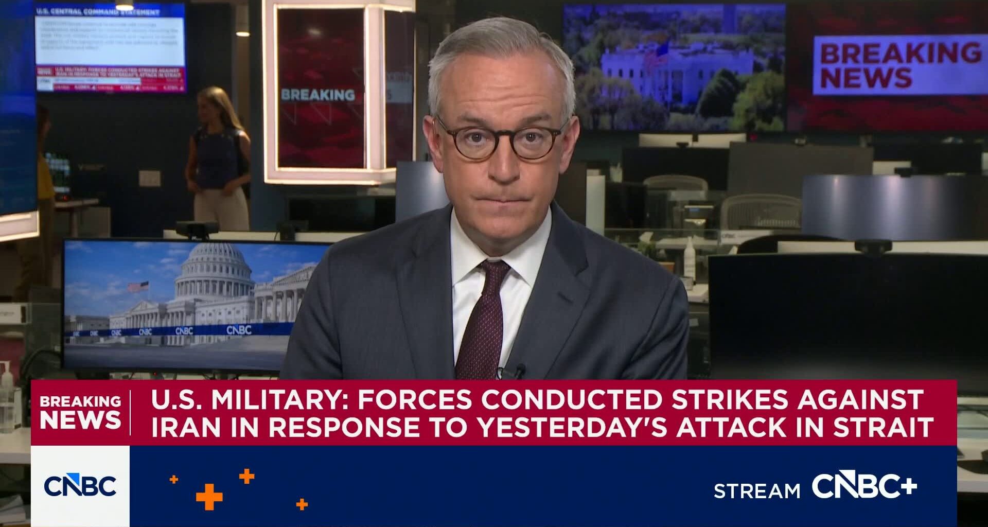 U.S. forces conducted strikes against Iran after Thursday attack
