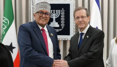 Herzog welcomes Somaliland President in historic Jerusalem visit