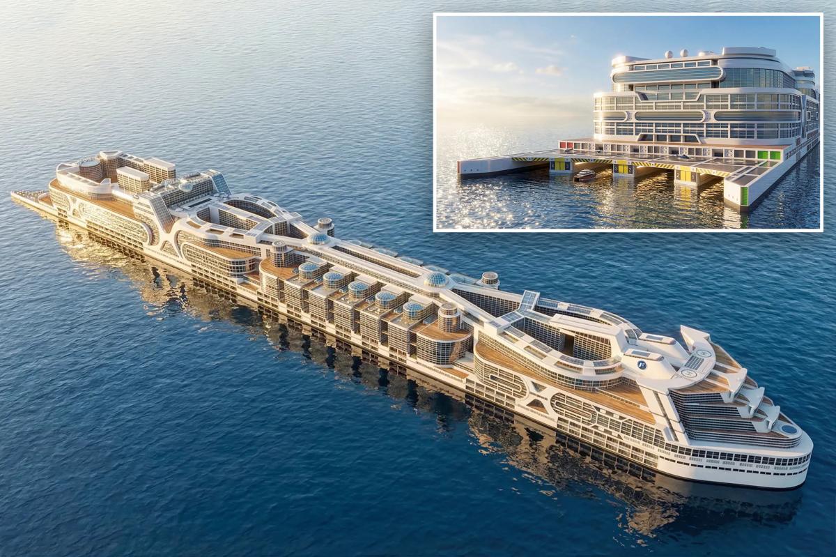 Plans for 'floating city' that would carry 80,000 people dwarfing the finest cruise ships in the world