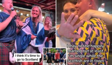 Boston gals predict 'baby boom' in 9 months after partying with charming Scots during World Cup