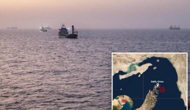 Fears in Strait of Hormuz as tanker struck after Iran warned ships to turn back