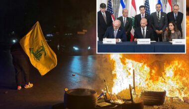 Hezbollah threatens to blow up Lebanon-Israel peace framework as protests grip Beirut