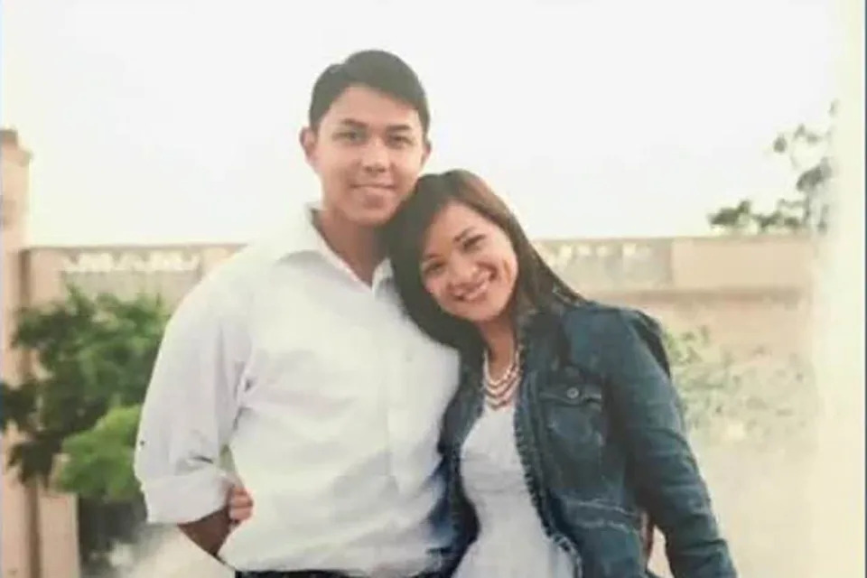 Photo of Maya Millete with her husband, Larry Millete. Screenshot ABC