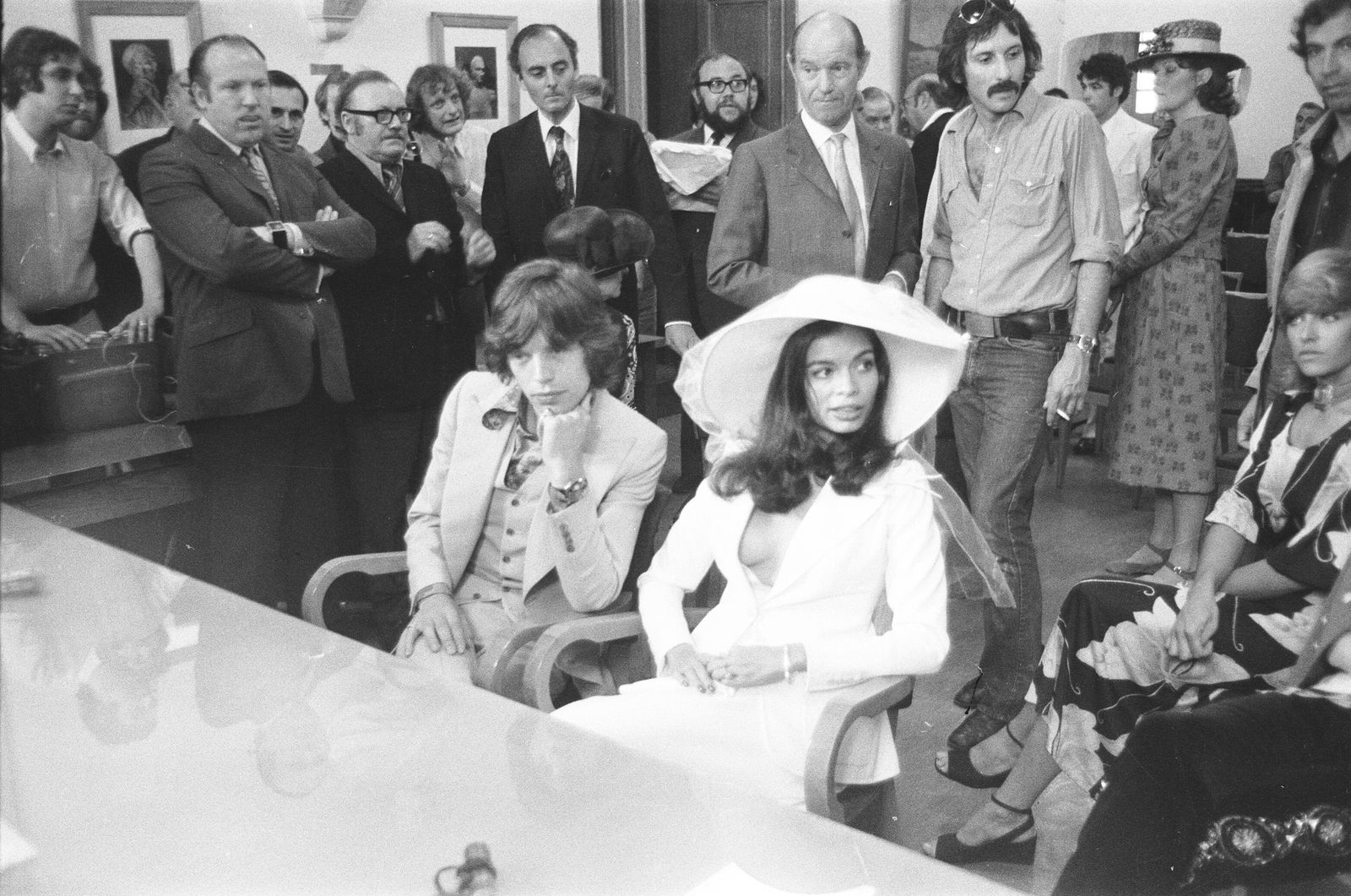 Scenes from Mick Jagger's wedding to Bianca Jagger