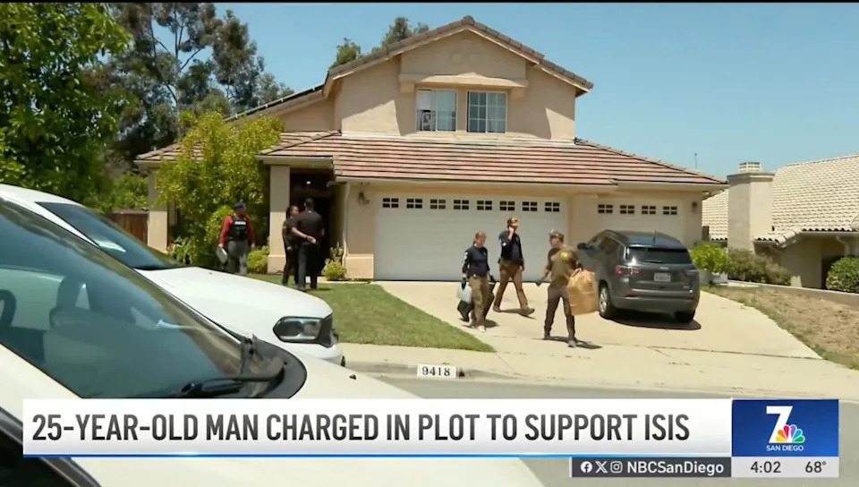 The trio — Dzayee, Bisaam Ghafoor and Elias Shamsaldeen — were arrested last week. NBC San Diego