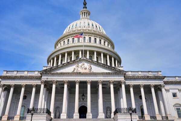 The U.S. Capitol is seen Friday, June 5, 2026, in Washington. (AP Photo/Mariam Zuhaib)