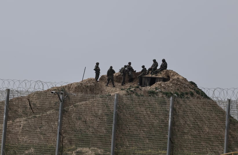 The Israeli army near the border fence with Gaza, southern Israel. February 09, 2026.