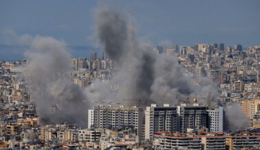 Israel strikes Hezbollah in Beirut after ceasefire violated by rockets