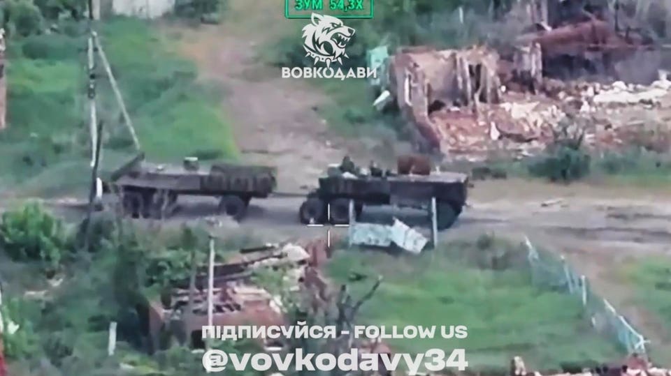 Russian improvised pontoon system