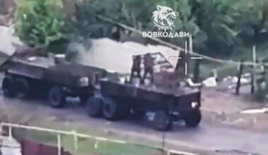 Russian Soldiers Build ‘Frankenstein’ Pontoon In Failed River Crossing