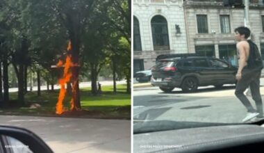 Chicago police release photo of 'person of interest' after video shows burning cross in Grant Park in Loop