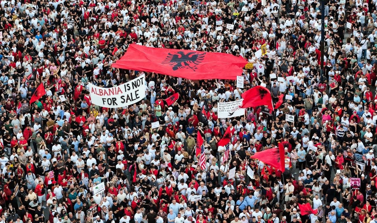 Albania Holds Biggest Protest Yet Against Jared Kushner’s Private Island