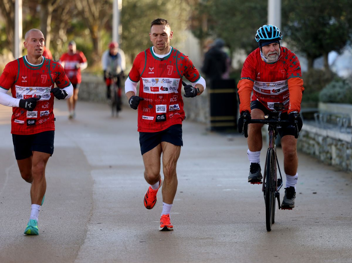 “Kevin Sinfield CBE on his ‘7 in 7: Together’ challenge in Swansea, taking on seven ultra-marathons in seven days across seven regions. Joined by members of the MND community for the daily Extra Mile, Sinfield continues his mission inspired by friend Rob Burrow CBE, having already raised more than £10 million for Motor Neurone Disease causes.”