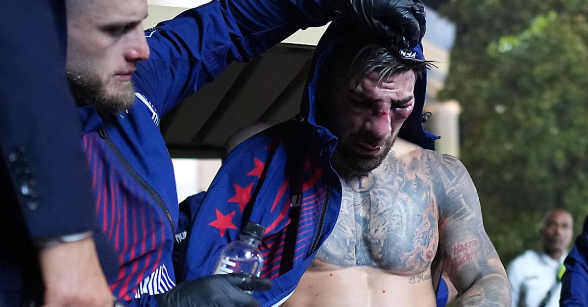Photos: Ilia Topuria almost unrecognizable after brutal UFC White House main event loss to Gaethje
