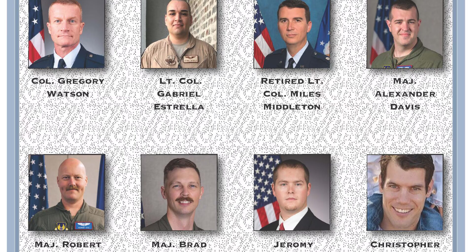 B-52 accident update: Edwards releases names of fallen crew members > Air Force > Article Display