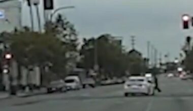 Video shows Culver City police chase after driver hits 8 pedestrians