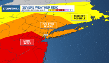 NYC forecast calls for Monday night storm to threaten World Cup match – NBC New York